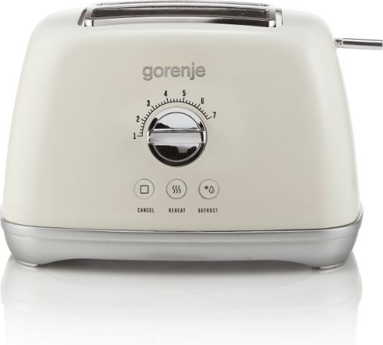 Зображення Тостер  Gorenje, 900Вт, пластик-метал, бежевий 