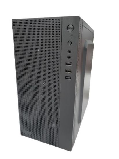  Зображення Корпус Mini-ATX Delux MK 310 450W чорний, 2USB/MIC/SPK, 3,5"-2, 2,5"-2 Fans-120mm+80mm 350х170х295мм) 