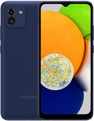  Зображення Смартфон Samsung Galaxy A03 SM-A035 3/32GB Dual Sim Blue (SM-A035FZBDSEK) 