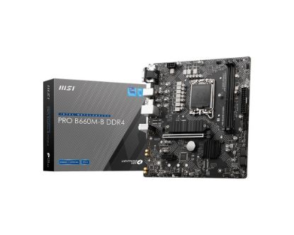  Зображення MB Socket_1700 MSI PRO B660M-B DDR4 (B660, DDR4, 128Gb, 4800MHz, LAN-2,5Gbt/s, DisplayPort, HDMI, 2xM.2 2280, 4xSata6.0Gb/s, Micro-ATX)) 