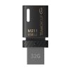  Зображення Флеш-накопичувач USB3.2 32GB OTG Type-C Team M211 Black (TM211332GB01) 