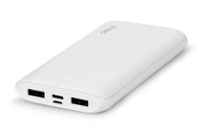  Зображення Універсальна мобільна батарея Ttec 10000mAh PowerSlim Duo White (2BB163B) 