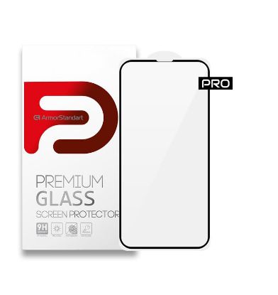 Зображення Скло захисне Armorstandart Pro 3D Apple iPhone 13 Pro Max Black (ARM60265) 