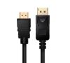  Зображення Кабель Prologix DisplayPort - HDMI (M/M), 1 м, Black (PR-DP-HDMI-P-02-30-1m) 