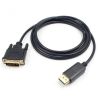  Зображення Кабель Prologix DisplayPort - DVI (M/M), 1.8 м, Black (PR-DP-DVI-P-04-30-18m) 