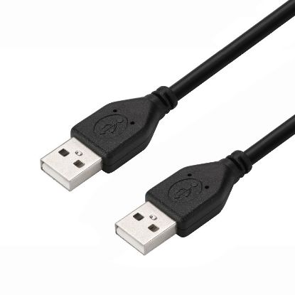  Зображення Кабель ProLogix (PR-USB-P-07-20-18m) USB 2.0 AM/AM, чорний, 1.8 м 