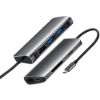  Зображення Концентратор ProLogix USB3.1 Type C to HDMI+2*USB3.0+PD+Lan+TF+SD (PR-WUC-105B) 