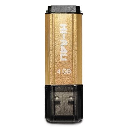  Зображення Флеш-накопичувач USB 4GB Hi-Rali Stark Series Gold (HI-4GBSTGD) 