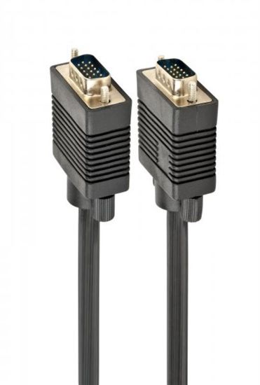  Зображення Кабель мультимедійний VGA 1.5m Premium 3+ 9C HD15M, 2 shields, 2 ferrits Cablexpert (CCB-PPVGA-1.5M) 
