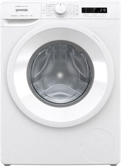  Зображення Пральна машина Gorenje фронтальна, 8кг, 1200, A+++, 55см, дисплей, пара, інвертор, білий 