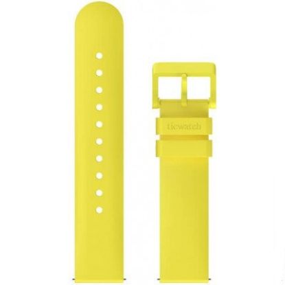 Зображення Ремінець Mobvoi Rubber Silicone Strap 20mm для Mobvoi TicWatch E3/GTH/C2 Yellow (MBV-STRAP-20YL) 