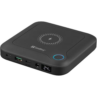  Зображення Батарея універсальна Sandberg 24000mAh/88.8Wh for Notebook, PD/60W, DC/84W, USB/22W, Wireless/10W (420-57 / PB930197) 
