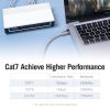  Зображення Патч-корд Vention CAT7 SSTP Ethernet, 2 m, Gray (ICDHH) 