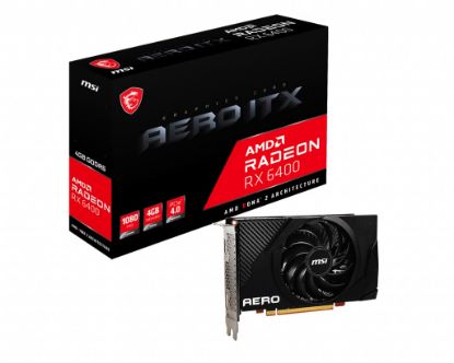  Зображення Відеокарта AMD RX 6400 /AERO/ITX/4GB/GDDR6 RX 6400 AERO ITX 4G 