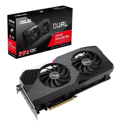  Зображення Відеокарта AMD Radeon RX 6750 XT  12GB GDDR6  Asus Dual OC Edition) 
