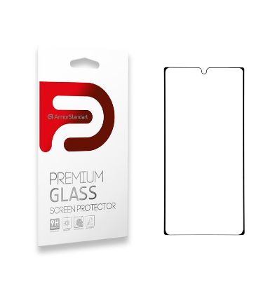  Зображення Захисне скло Armorstandart для Samsung Galaxy Note10 SM-N970 Black Full Glue (ARM56607) 