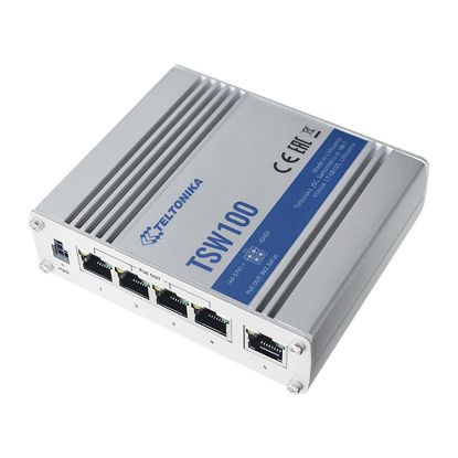  Зображення Комутатор 4xRJ-45 PoE (802.3af, 802.3at),1xRJ-45,L AN/WAN TSW100 