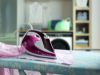  Зображення Праска Gorenje, 2200Вт, 280мл, паровий удар -90гр, верт. відпарювання, антинакип, автовідключення, керам. підошва, бордовий 