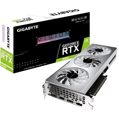  Зображення Відеокарта GeForce RTX 3060  12GB GDDR6   GigaByte Vision OC 12G rev.2.0  (LHR)) 