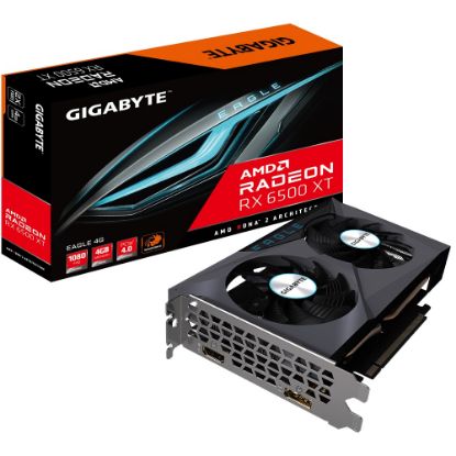  Зображення Відеокарта AMD Radeon RX 6500 XT 4GB GDDR6 Eagle Gigabyte (GV-R65XTEAGLE-4GD) 