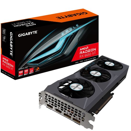  Зображення Відеокарта AMD Radeon RX 6650 XT 8GB GDDR6 Eagle Gigabyte (GV-R665XTEAGLE-8GD) 