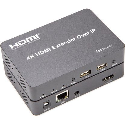  Зображення Адаптер HDMI 4K/30hz up to 150m via CAT5E/6 PowerPlant (CA912957) 