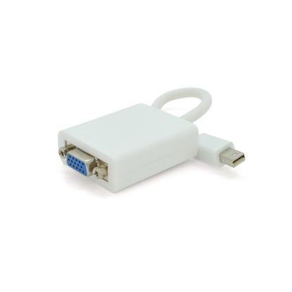  Зображення Адаптер Voltronic mini DisplayPort - VGA (M/F), 0.3 м, White (YT-C-mnDP(M)/VGA(M)-W/08631) 