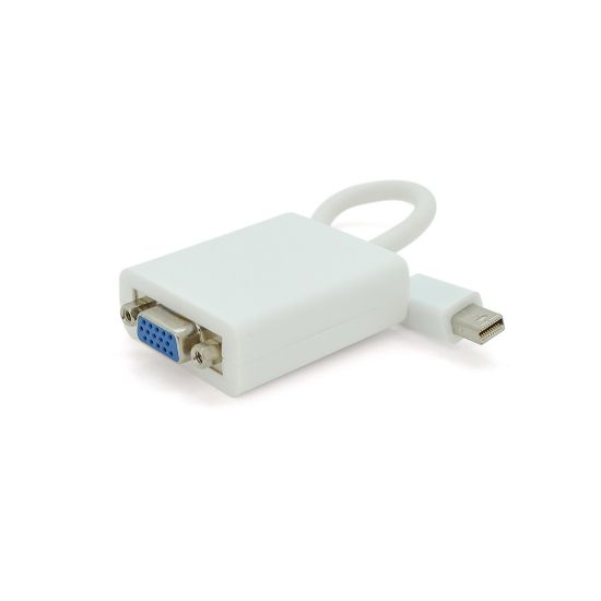  Зображення Адаптер Voltronic mini DisplayPort - VGA (M/F), 0.3 м, White (YT-C-mnDP(M)/VGA(M)-W/08631) 