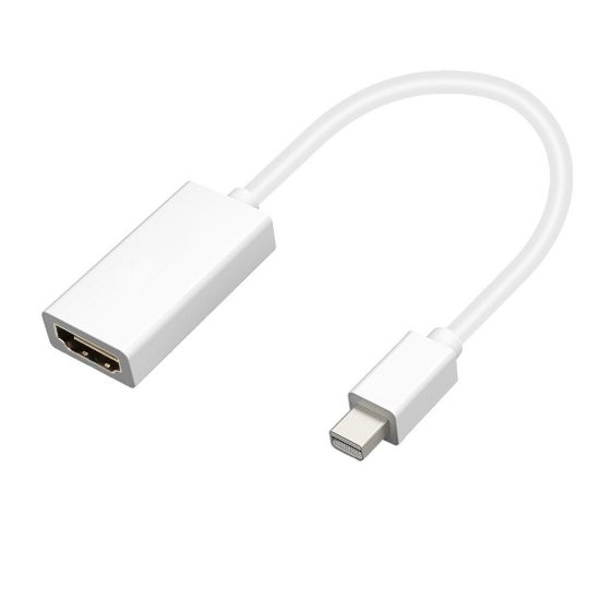  Зображення Адаптер Voltronic Mini DisplayPort - HDMI White (YT-C-mnDP(M)/HDMI(F)-B-W/08627) 