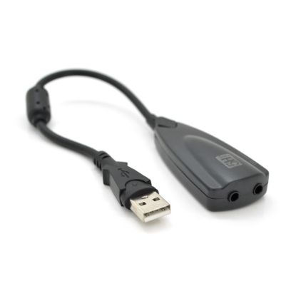  Зображення Звукова карта Voltronic USB-sound card (7.1) 3D sound Black (YT-SC-7.1/07386) 