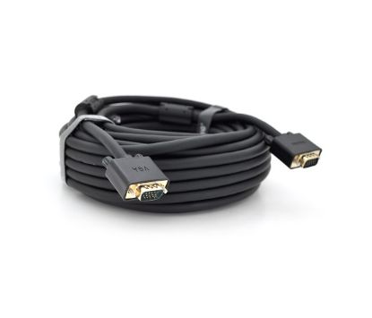  Зображення Кабель Veggieg VGA - VGA, (M/M), 15 м, Black (YT-VGA(M)/(M)3+6VG-15/19697) пакет 