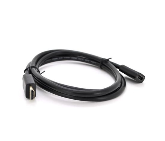  Зображення Кабель-подовжувач Merlion (HF-1/03547) HDMI-HDMI, 1м, Black, пакет 