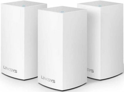  Зображення WiFi-система LINKSYS VELOP VLP0103 AC1200, MESH, 2xGE WAN/LAN, BT 4.1, біл. кол. (3шт.) 