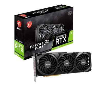  Зображення Відеокарта GF RTX 3070 8GB GDDR6 Ventus 3X Plus OC MSI (GeForce RTX 3070 VENTUS 3X PLUS 8G OC LHR) 