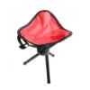  Зображення Складаний стілець тринога Supretto 60270001, Червоний 