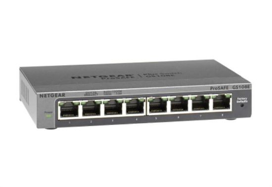  Зображення Комутатор NETGEAR GS108E 8xGE, керований L2 