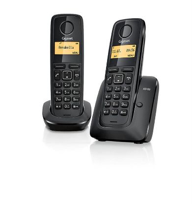  Зображення Радiотелефон DECT Gigaset A120 DUO Black (L36852-H2401-S301) 