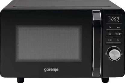  Зображення Мікрохвильова піч Gorenje, 20л, електр. керув., 700Вт, гриль, дисплей, чорний 