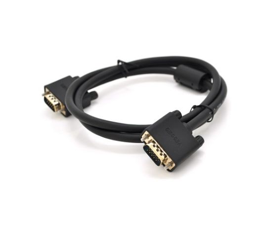  Зображення Кабель Veggieg VGA - VGA, (M/M), 1 м, Black (YT-VGA(M)/(M)3+6VG-1/19692) 