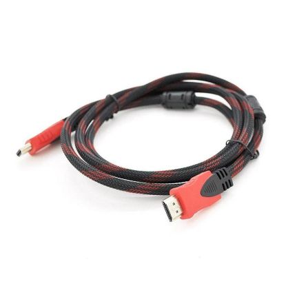  Зображення Кабель Merlion HDMI - HDMI V 1.4, (M/M), 20 м, Black/Red (YT-HDMI(M)/(M)NY/RD-20m/08280) пакет 