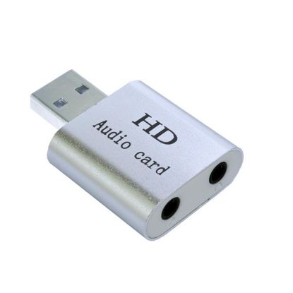  Зображення Звукова плата Dynamode USB-SOUND7-ALU silver 