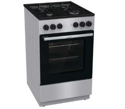  Зображення Плита Gorenje комбінована, 70л, 50x60см, сріблястий 