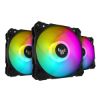  Зображення Корпусный вентилятор ASUS TUF Gaming TF120 ARGB, 120мм, 1900rpm, 4pin PWM, 29dBa, AURA Sync, ARGB hub, black, 3 pcs in 1 