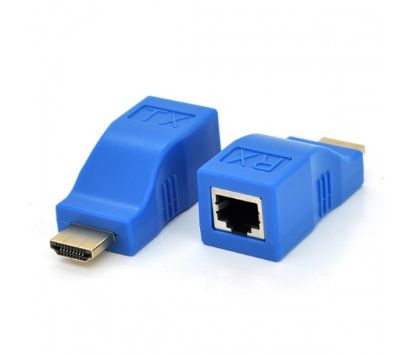  Зображення Адаптер Voltronic HDMI - RJ-45 (M/F), Blue (YT-SCPE HDMI-30m720P/14662) 