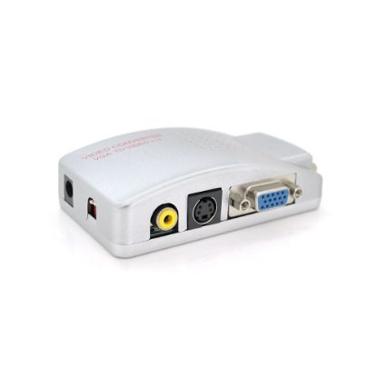  Зображення Адаптер Voltronic VGA - VGA+S-Video+RCA, (F/F), Grey (YT-C-VGA(IN)/S-Video(OUT)/05930) 