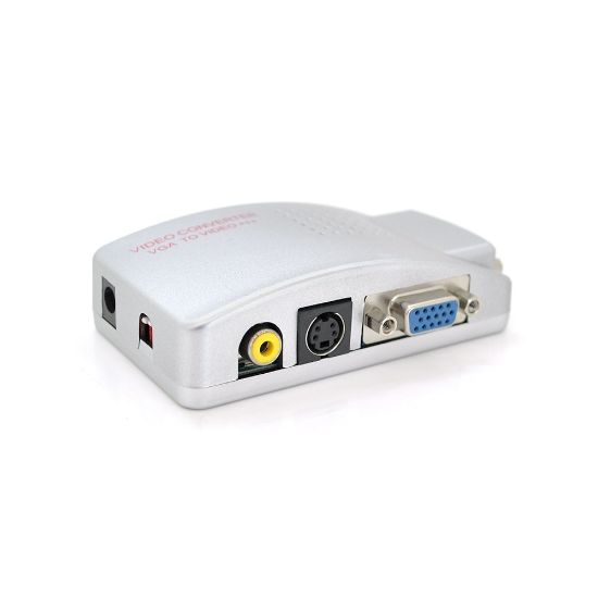  Зображення Адаптер Voltronic VGA - VGA+S-Video+RCA, (F/F), Grey (YT-C-VGA(IN)/S-Video(OUT)/05930) 