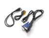  Зображення Адаптер Voltronic VGA - VGA+S-Video+RCA, (F/F), Grey (YT-C-VGA(IN)/S-Video(OUT)/05930) 