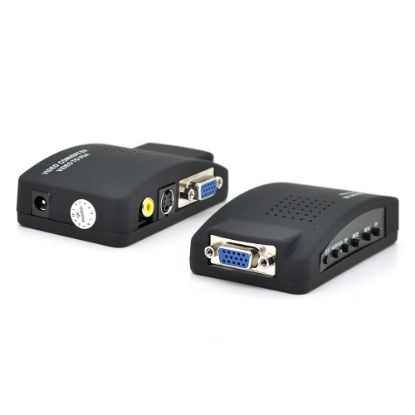  Зображення Адаптер Voltronic VGA - VGA+S-Video+RCA, (F/F), Black (YT-C-S-Video(IN)/VGA(OUT)/05931) 