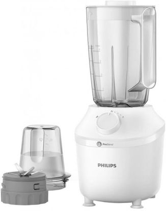  Зображення Блендер PHILIPS стаціонарний 3000 series, 450Вт, чаша-1900мл, чопер, імпульсний режим, білий 