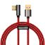  Зображення Кабель USB3.1 AM-Type-C M, 2 м, 66W, 90° Червоний, Legend Series Elbow CATCS Baseus 